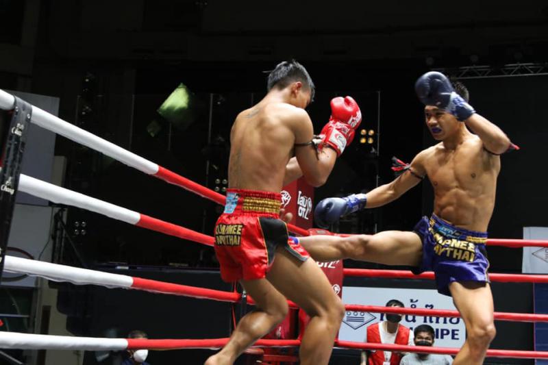 ต้นกล้า เสือเก้ามวยไทย vs หนึ่งปฐพี ร.ร.กีฬาลำปาง